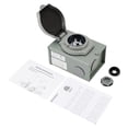 thumbnail image 3 of 30Amp RV Generator Inlet Box NEMA SS2-50P Power Inlet Box 125/250V, 3 of 14