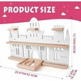 thumbnail image 3 of Tonie Shelf Castle for Toniebox,Wall Mounted Tonie Shelf Set,Tonie Figures Tonie Storage,Magnetic Wooden Floating Shelves Compatible with Toniebox for Kids Room (White), 3 of 7