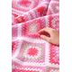 thumbnail image 4 of Cobija Decorativa de Crochet Tejida a Mano Artesanal 155 x 130 cm, 4 of 5