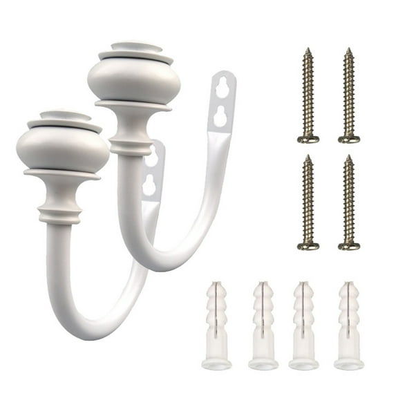 Clearance Hooks under $5 Retro Metal Curtain Holdback Wall Tie Back Hook Hanger Holder Curtain Accessories