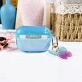 thumbnail image 4 of Compatible with AirPods Pro Case Cover,Butterfly Colorful Cute Luxury Plating for AirPod Case with Keychain Soft TPU Protective Case for Women Girls Design for AirPods Pro,Blue, 4 of 12