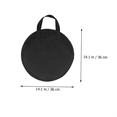thumbnail image 5 of 1Pc Dumb Drum Bag Holder Black Suitcase Drum Instrument Strap Bag Drum Pad Storage Bag Dumb Drum Carrying Tambourine Bag, 5 of 5