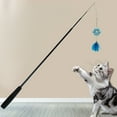 thumbnail image 4 of Wuztai Cat Toy Feather Teaser Stick 180cm with Bells, Interactive Play Stick for Kittens Cats, Replaceable Feather Wand Toy, 4 of 6