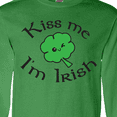 thumbnail image 4 of Inktastic Kiss Me I'm Irish Long Sleeve T-Shirt, 4 of 5