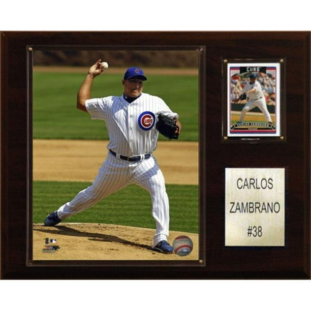 C & I Collectables 1215CZAMB MLB Carlos Zambrano Chicago Cubs Player Plaque