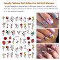thumbnail image 4 of Seitruly Pegatinas para uñas, calcomanías en relieve 3D, impresión de deslizadores de belleza para manicura, decoración DIY, adhesivo, accesorios de Juegos de manicura WG469 Seitruly CE012223-04B, 4 of 5
