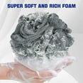 thumbnail image 3 of Okaka Loofah Bath Sponge Exfoliating Body Sponge Shower Puffs Soft Assorted Color Big 4 Pack, 3 of 9