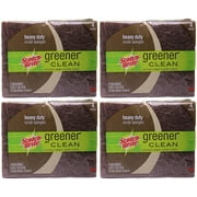 Scotch-Brite Greener Clean Heavy Duty Scrub Sponges, 4 Count (Pack of 4) Total 16 Sponges