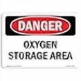 thumbnail image 3 of SignMission OS-DS-D-35-L-1851 OSHA Danger Sign - Oxygen Storage Area, 3 of 4