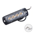thumbnail image 5 of Paquete de 2 luces estroboscópicas LED ámbar, Kit de luces estroboscópicas de emergencia para vehículos y camiones, 12V -24V, luces estroboscópicas de advertencia de peligro, barra para parr, 5 of 5