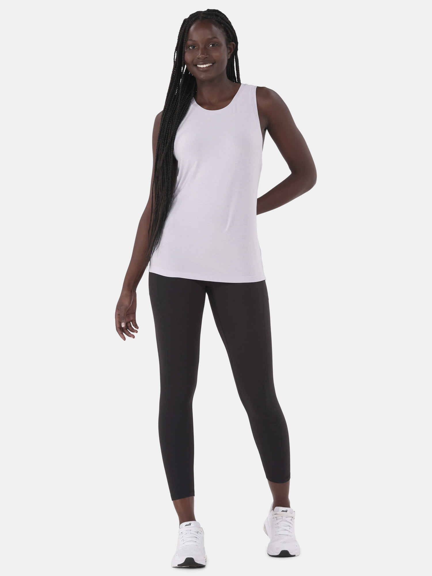 Athletic Works Women’s and Women's Plus ButterCore Performance Tank Top, Sizes XS-4X