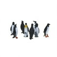 thumbnail image 1 of 8pcs/set Plastic Ocean Animal Small Penguin Figure Model Toy, 1 of 7