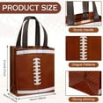 thumbnail image 2 of 24 Pcs Football Soccer Party Favor Bags with Handles, Red Team Colors Non-Woven Sports Gift Bags, Reusable Goodie Bags for Birthday Graduation Holiday Christmas Sports Themed Parties, 2 of 5