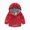 Red, variant on zuwimk Girls Lightweight Hooded Jacket Kids Water-Resistant Windbreaker Printed Jacket(12-18 Months,Yellow)
