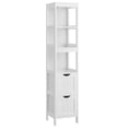 thumbnail image 1 of VASAGLE Maximize Corner Space Slimline Bathroom Floor Cabinet with Drawers and Open Shelves, 1 of 6