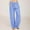 Light Blue, variant on Babysbule Long Pants for Women Women's Casual Trousers Solid Drawstring Waist Long Pants With Pocket
