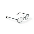 thumbnail image 3 of Ray-Ban Prescription Eye Glasses with Rectangle Frames and Case, Polished Gunmetal, Size 57, 3 of 6