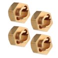 thumbnail image 4 of RC 7mm Brass Hex Wheel Hubs Adapter, Easy To Operate Replaceable 7mm Brass Hex Wheel Hubs Stable Upgrade  for Axial SCX24 1/24 RC Car for AXI90081 for AXI00001, 4 of 8