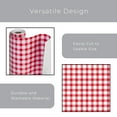 thumbnail image 6 of Smart Design Bonded Grip Shelf Liner - 12 Inch x 10 Feet - Ruby Red Gingham, 6 of 8