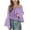 Purple, variant on mgoYE Girls Off The Shoulder Tops Long Sleeve Loose Fit Dress Shirts Blouses(White,13-14 Years)