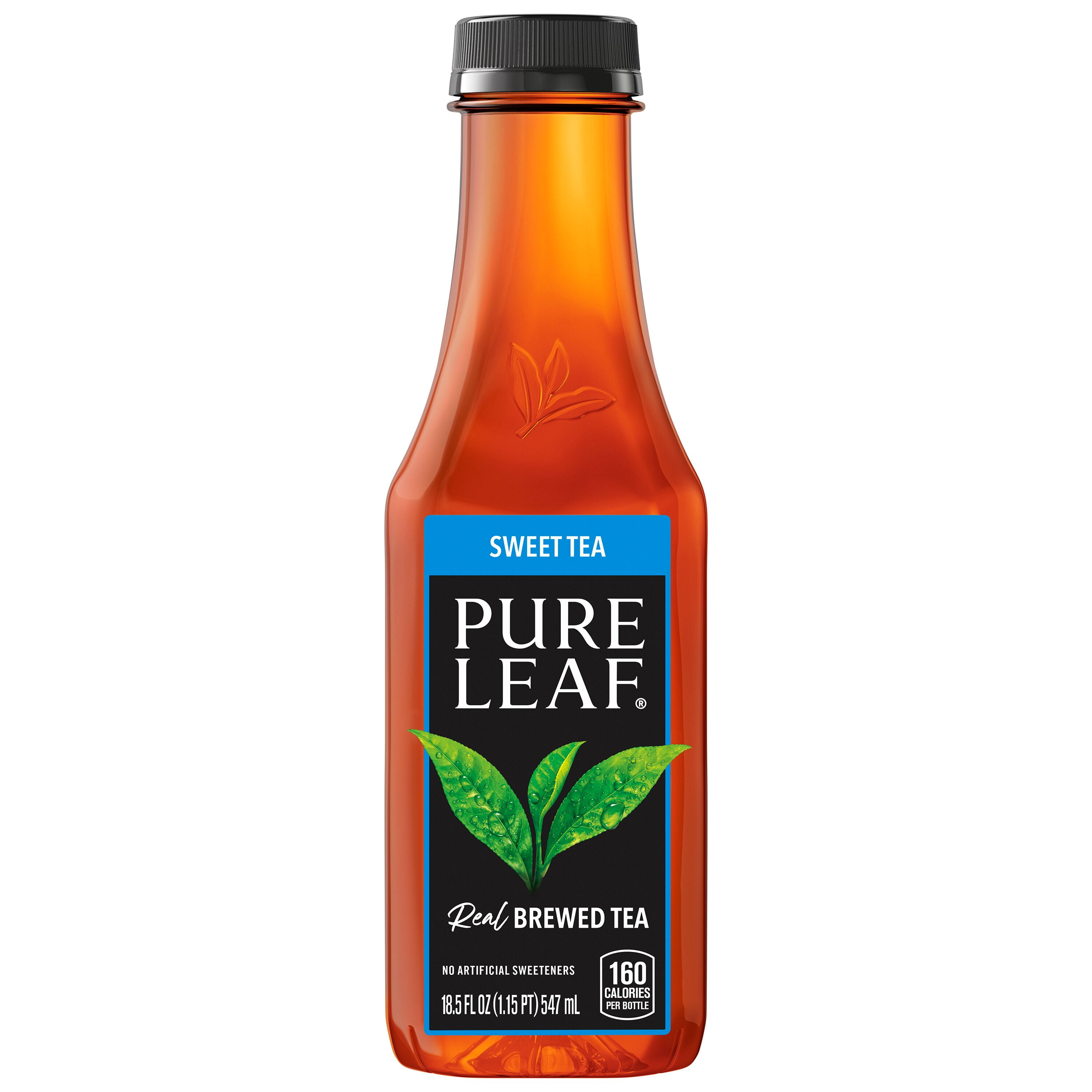 (4 pack) Pure Leaf Real Brewed Tea Sweet Tea, 18.5 fl oz.