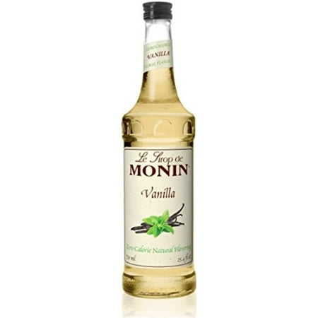 Monin Vanilla Zero Calorie Natural Flavoring, 750 Ml Bottle