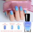 thumbnail image 1 of Color Changing Gel Polish Set, Red Nail Gel Polish Temperature Change Colors Kit, DIY Home Manicure Decorations for Women, 1 of 5