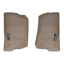 WeatherTech Custom Fit FloorLiners compatible with 4513131Â - 1st Row (Driver & Passenger) Tan