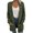 Green, variant on Vedolay Tops Women's Oversized Casual Long Sleeve Single Button Office Business Jackets,Gray M