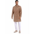 thumbnail image 3 of Men's long-sleeve Kurta coat, Indian ethnic royal suit, stand collar, wedding and festive party blazer, 3 of 4