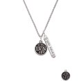 thumbnail image 2 of Delight Jewelry Silvertone Nurse Caduceus Seal - LVN Silvertone Live the Life You Have Imagined Bar Charm Necklace, 23", 2 of 4