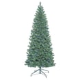 thumbnail image 1 of Oregon Slim Wide Angle Christmas Tree with Multi-Colored LED Lights, 5.5 ft. x 31 in., 1 of 1