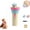 White-Blue, variant on Automatic Cat Teaser, Electric Retractable Wand with Plush Ball, Hands-Free Interactive Play Toy for Indoor Cats-blue