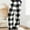 Black#01, variant on Women's Flannel Pajama Pants Oversized Elastic Waist Plaid Print Flannel Fuzzy Sleepwear Pj Pants Womens Casual Plus Size Loose Fleece Wide Leg Loungewear Pajamas Pants Fall Winter Clothes