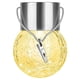 thumbnail image 3 of Lámpara colgante solar de bola de cristal para exteriores, luz LED de ratán con forma de bola de grietas, luz decorativa para jardín, luz decorativa para patio, 3 of 3