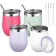 thumbnail image 1 of Vasos Térmicos para Vino YEBTS Life 350mL/Paquete de 4 Acero Inoxidable, 1 of 8