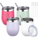 thumbnail image 1 of Vasos Térmicos para Vino YEBTS Life 350mL/Paquete de 4 Acero Inoxidable, 1 of 8