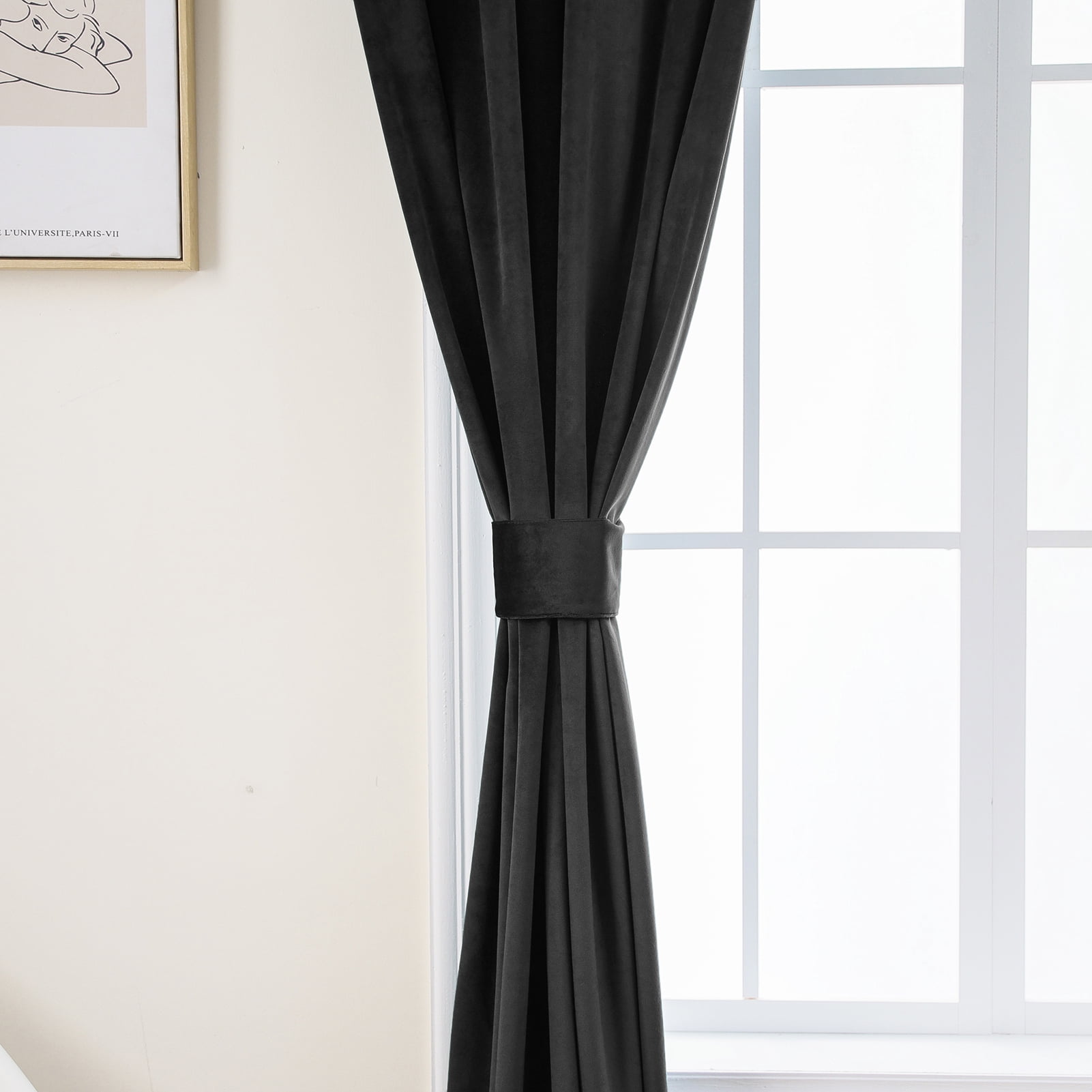 Pleasant Boulevard Velvet Blackout Curtains, 2 Panels, 52" x 84"