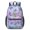 Purple Butterfly Flower Pattern, variant on Butterfly Red Pattern Heart Pattern 17" Waterproof Oxford School Backpacks for Teens, S-Shape Padded Straps, for School, Travel, Hiking, Camping