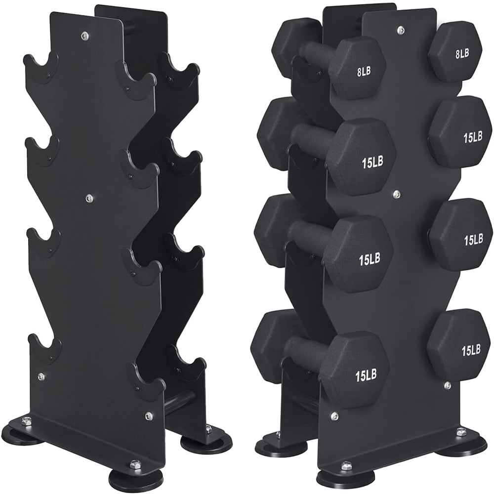 Dumbbell Rack Stand Only for Home Gym Weight Rack for Dumbbells Dumbbell rack 4 tier Multilevel Weight Storage Organizer 