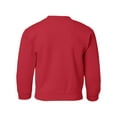 thumbnail image 5 of Gildan Youth Soft Pullover Sweatshirt, Heavy Durable 50/50 Cotton/Poly Warm, Size S Pack 2 | Kids Red Color Crew Neck Long Sleeve Sweatshirt, 5 of 5