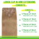 thumbnail image 3 of Extensiones de cabello humano real LORIEN con clip, 20 cm, 105 g, 3 of 6