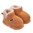 thumbnail image 4 of JTieacloth Toddler Girls Snow Boots Winter Warm Lined Boots For Girls Kids Non Slip Outdoor Soft Sole Childrens Ankle Booties Toddler Casual Footwear,Yellow, 4 of 4