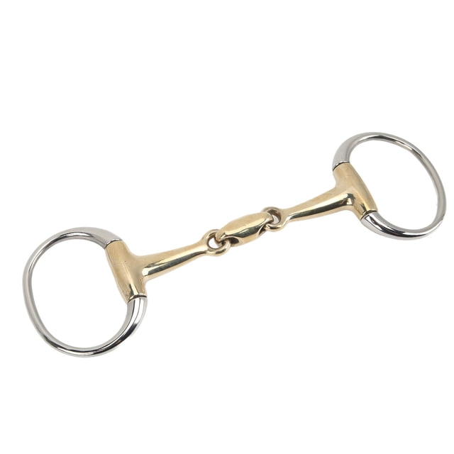 Bocado de anilla para caballos, 135 mm Bocado de anilla para caballos Bocado de anilla suelta para caballos Bocado de boca para caballos Tecnología avanzada