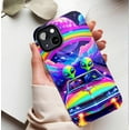 thumbnail image 5 of Galaxy-Inspired Alien Car Phone Case for iPhone 11/12/13/14/15/16 (Pro Max/Plus) - Fun Cosmic Design for Tech Lovers & Holiday Gifts, 5 of 9