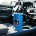 thumbnail image 6 of Disney Stitch Vacuum Insulated 40 Oz. Stainless Steel Tumbler with Straw & Leak-Proof Lid Easy Carry Handle for Travel or Home, 6 of 7