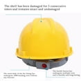 thumbnail image 6 of Heavy Type Safe Helmets Adjustable Ratchets Suspension Helmets Supervisor Helmets for Construction Work, 6 of 8