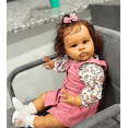 thumbnail image 5 of 22inch Reborn Baby Dolls Black Girls Lifelike Babies boy That Look Real Eyes Open Realistic Toddler, 5 of 6