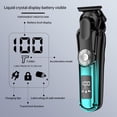 thumbnail image 5 of Juyafio New Upgrade 6-in-1 Hair Clippers Kit,Beard Trimmer for Men/Electric Razor,Body Hair Trimmer,Nose Hair Groomer,Cordless Precision Shave Kit,Waterproof USB Rechargeable, 5 of 14
