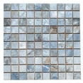 thumbnail image 4 of The Tile Life Banff 4" x4" Onice Azzurro Matte Porcelain Mosaic Tile Sample, 1 Piece, 4 of 14